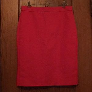 J. Crew EUC # 2 pencil skirt size 8 pink